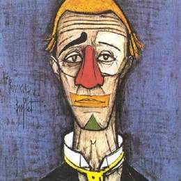 《把小丑甩掉》贝尔纳·布菲(Bernard Buffet)高清作品欣赏