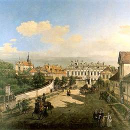 《蓝色宫殿》贝尔纳多·贝洛托(Bernardo Bellotto)高清作品欣赏