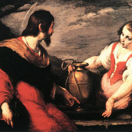 《基督和撒玛利亚女人》别·斯特劳兹(Bernardo Strozzi)高清作品欣赏