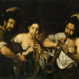 《音乐会》别·斯特劳兹(Bernardo Strozzi)高清作品欣赏