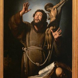《狂喜中的圣弗兰西斯》别·斯特劳兹(Bernardo Strozzi)高清作品欣赏