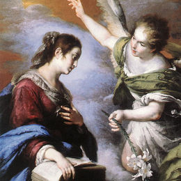 《报喜》别·斯特劳兹(Bernardo Strozzi)高清作品欣赏