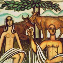 《牧羊人和他的情人》贝塔兰波尔(Bertalan Por)高清作品欣赏