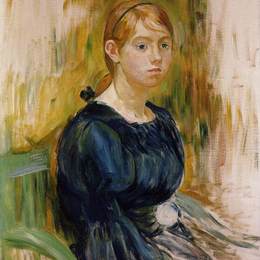 《珍妮·哥博》贝尔特·摩里索特(Berthe Morisot)高清作品欣赏