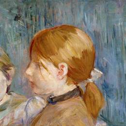 贝尔特·摩里索特(Berthe Morisot)高清作品:Jeannies Head (Tete de Jeannie)