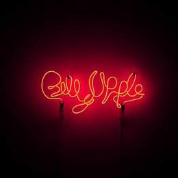 《霓虹灯（红色）》比伊·阿普尔(Billy Apple)高清作品欣赏