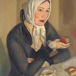 《苹果女人》鲍里斯·格里戈里耶夫(Boris Grigoriev)高清作品欣赏