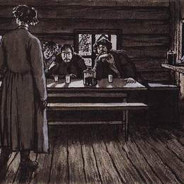 鲍里斯·克斯托依列夫(Boris Kustodiev)高清作品:Illustration for &amp;ampquotSingers&amp;ampquot by Ivan Turgene