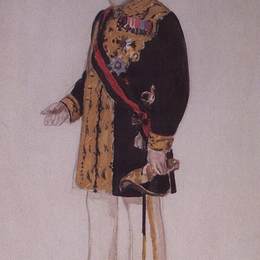 鲍里斯·克斯托依列夫(Boris Kustodiev)高清作品:Portrait of Count V.N. Kokovtsev