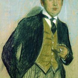 鲍里斯·克斯托依列夫(Boris Kustodiev)高清作品:Portrait of G. Narbut