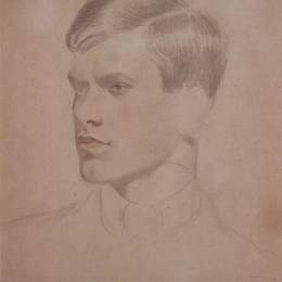 鲍里斯·克斯托依列夫(Boris Kustodiev)高清作品:Portrait of K.B. Kustodiev