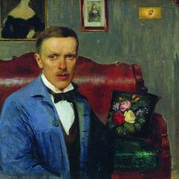 鲍里斯·克斯托依列夫(Boris Kustodiev)高清作品:Portrait of L.P. Albrecht