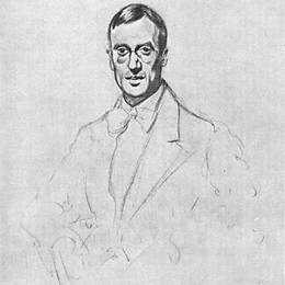 鲍里斯·克斯托依列夫(Boris Kustodiev)高清作品:Portrait of Vsevolod Voinov