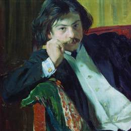 鲍里斯·克斯托依列夫(Boris Kustodiev)高清作品:Portrait of Y.I. Lavrin