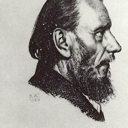 鲍里斯·克斯托依列夫(Boris Kustodiev)高清作品:Portrait S.P. Podyachev