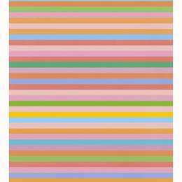 《玫瑰玫瑰（伦敦2012年奥运会海报）》布里奇特·赖利(Bridget Riley)高清作品欣赏