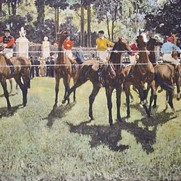 拜厄姆·肖(Byam Shaw)高清作品:Toeing the Line (ascot)