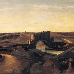 《蓬特诺曼蒂诺》卡米耶·柯罗(Camille Corot)高清作品欣赏