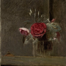 《格拉斯的玫瑰》卡米耶·柯罗(Camille Corot)高清作品欣赏