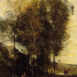 《布列塔尼地区纪念品》卡米耶·柯罗(Camille Corot)高清作品欣赏