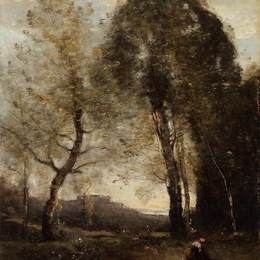 《意大利纪念品》卡米耶·柯罗(Camille Corot)高清作品欣赏
