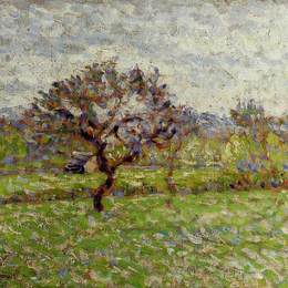 卡米耶·毕沙罗(Camille Pissarro)高清作品:An Apple Tree at Eragny