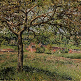 卡米耶·毕沙罗(Camille Pissarro)高清作品:Apple Tree at Eragny