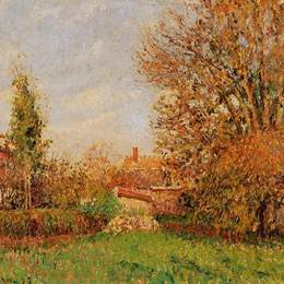 卡米耶·毕沙罗(Camille Pissarro)高清作品:Autunm in Eragny