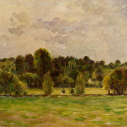 《暮色苍茫》卡米耶·毕沙罗(Camille Pissarro)高清作品欣赏