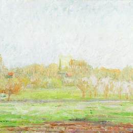 卡米耶·毕沙罗(Camille Pissarro)高清作品:Fog in Eragny