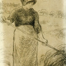 《牧草制造者》卡米耶·毕沙罗(Camille Pissarro)高清作品欣赏