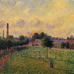 《邱园》卡米耶·毕沙罗(Camille Pissarro)高清作品欣赏