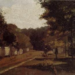 卡米耶·毕沙罗(Camille Pissarro)高清作品:Landscape, Varenne Saint Hilaire