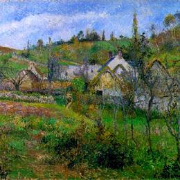 卡米耶·毕沙罗(Camille Pissarro)高清作品:Le Valhermeil, near Pontoise