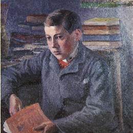 卡米耶·毕沙罗(Camille Pissarro)高清作品:Portrait of Paulemile