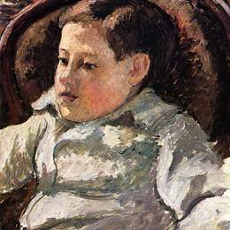 卡米耶·毕沙罗(Camille Pissarro)高清作品:Portrait of Paulemile