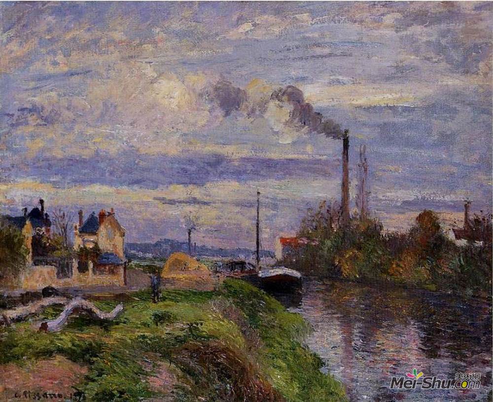 卡米耶畢沙羅camillepissarro高清作品quaidupothuisatpontoise