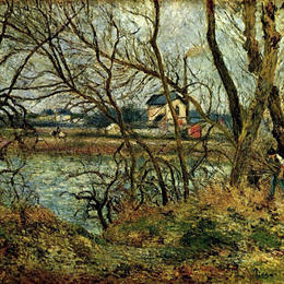 《攀登之路》卡米耶·毕沙罗(Camille Pissarro)高清作品欣赏
