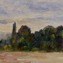 卡米耶·毕沙罗(Camille Pissarro)高清作品:Trees, Eragny