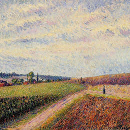 卡米耶·毕沙罗(Camille Pissarro)高清作品:View of Eragny