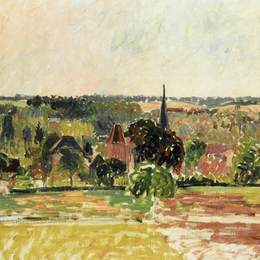 卡米耶·毕沙罗(Camille Pissarro)高清作品:View of Eragny