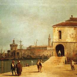 加纳莱托(Canaletto)高清作品:Fonteghetto della Farina