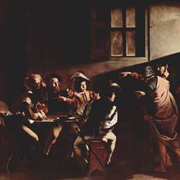 《召唤圣马太》卡拉瓦乔(Caravaggio)高清作品欣赏