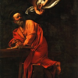 《圣马太的启示》卡拉瓦乔(Caravaggio)高清作品欣赏