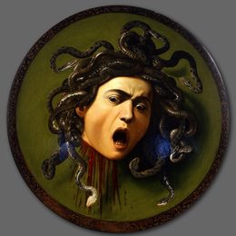 《水母》卡拉瓦乔(Caravaggio)高清作品欣赏