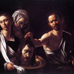 《莎乐美与施洗约翰的头》卡拉瓦乔(Caravaggio)高清作品欣赏