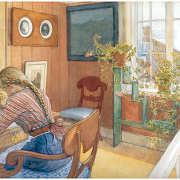 《对应》卡尔·拉森(Carl Larsson)高清作品欣赏