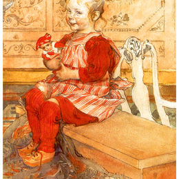 《利斯贝思》卡尔·拉森(Carl Larsson)高清作品欣赏