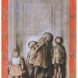 《圣诞节前一天》卡尔·拉森(Carl Larsson)高清作品欣赏