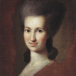 《女性肖像》卡尔.路德维希.约翰.克里斯蒂内克(Carl-Ludwig Johann Christineck)高清作品欣赏